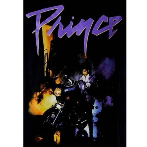 Prince Purple Rain pop rock R&B Official cotton T-Shirt XL NWT - Picture 2 of 2